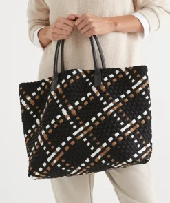 Weave Tote Bag - Black